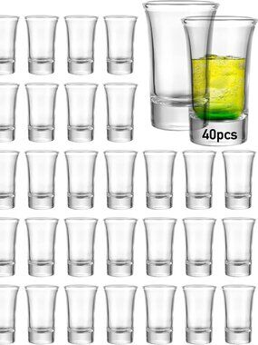 40 Pack Shot Glass With Heavy Base 1.5 Ounce